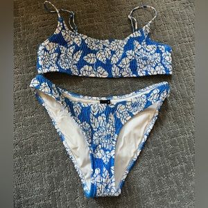 Triangl Blue Patterned Bikini